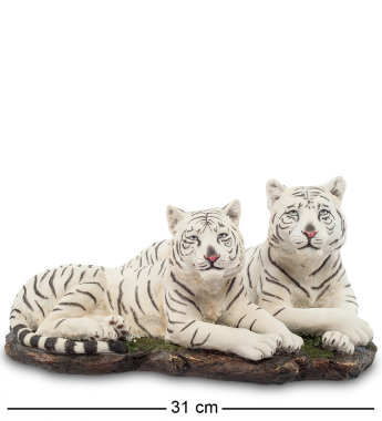 Статуэтка Пара снежных тигров 