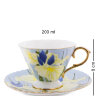 Чайный набор Ирис на 2 персоны Фиор Дель Аморе Pavone AS-64,фотография чашка с блюдцем
