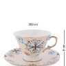 Чайный набор на 2 персоны в белом Антонелла PavoneAS-46, фотография чашки и блюдца