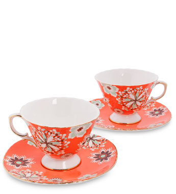 Чайный набор на 2 персоны в красном Антонелла Pavone AS-43