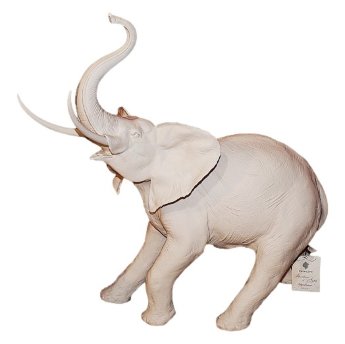 Статуэтка из фарфора Большой Белый слон Principe 834W/PP