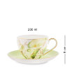 Чайный набор на 4 персоны Каллы Pavone JK- 73, фотография чашки с блюдцем