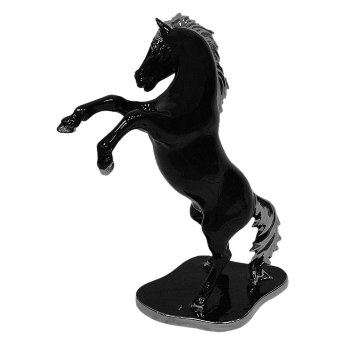Статуэтка Безудержный конь Черный Ahura 0880/NPLY