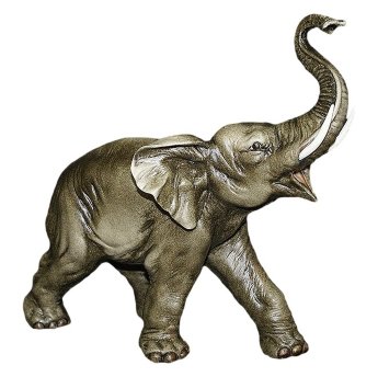 Статуэтка из фарфора Слон с поднятым хоботом Principe 1008/PP
