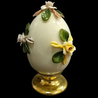  фарфоровое яйцо  Цветы Artigiano Capodimonte