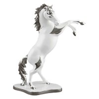 Статуэтка Безудержный конь Белый Ahura 0880/BPLY
