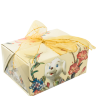Фарфоровая фигурка Собачка с ярким цветком Pavone JP-101/12, упаковка