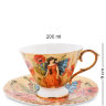 Чайный набор на 6 персон Эльф Дольче Вита Pavone AS-79, фотография чашки с блюдцем