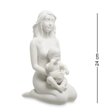 Статуэтка из фарфора Мама на коленях с ребенком Pavone VS- 24