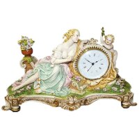 Часы из фарфора Дама с ангелом Principe 401/PP