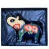 Фигурка из фарфора Синий слон с цветами Pavone JP-102/ 7, упаковочный вид
