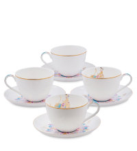 Чайный набор на 4 персоны Мотылек Pavone JK- 96
