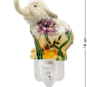 Светильник из фарфора Слон с цветком Pavone JP-18/19