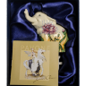 Светильник из фарфора Слон с цветком Pavone JP-18/19, упаковочный вид