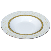 Набор из 6 тарелок для супа Золотой Орнамент Glance J06-013GL-PL4