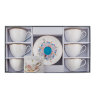 Чайный набор на 6 персон Мотылек Pavone JK- 97, фотография набора в коробке