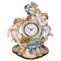 Часы из фарфора Два Ангелочка Principe 403/PP