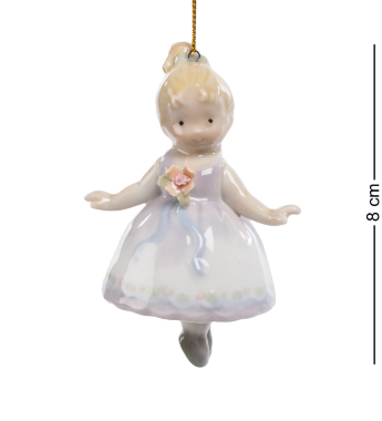 Колокольчик Маленькая Балерина с цветочком Pavone 101393