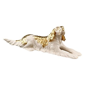 Статуэтка Собака Ситтер лежащий Ahura S1890/AOM