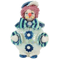 Статуэтка из фарфора копилка клоун в синей кепке ZamPiva 30119