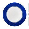 Набор из двух тарелок "Элегантность голубая клетка Pavone JK-242.