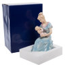 Музыкальная статуэтка Мама с ребенком в голубом Pavone CMS-27/ 9..  Фотография фигурки и коробки.