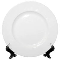 Набор из 6 тарелок для второго Белый Глянец Glance J06-003WH-PL2/W