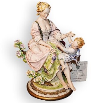 Статуэтка из фарфора Леди с ребенком Principe 695/PP