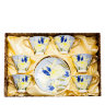Чайный набор на 6 персон Ирис Фиор Дель Аморе Pavone AS-65, фотография набора в коробке