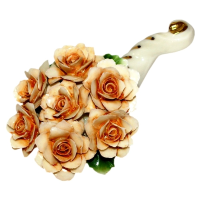 Рог изобилия с кремовыми розами Artigiano Capodimonte