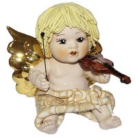 Статуэтка из фарфора Ангел со скрипкой ZamPiva 93087