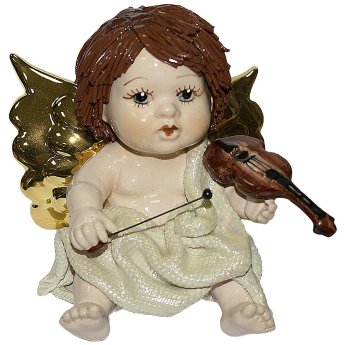 Статуэтка из фарфора Ангел со скрипкой ZamPiva 93153