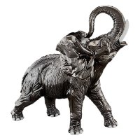 Статуэтка Платиновый Слон с поднятым хоботом Ahura S1909/DNKG