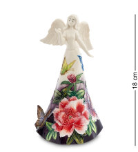 Статуэтка из фарфора Девушка-ангел с бабочкой Pavone JP-247/22