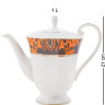 Чайный сервиз 15 предметов на 6 персон Riomaggiore PavoneJK-218, фотография чайника