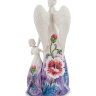 Статуэтка из фарфора Ангел и дети в платье Pavone JP-98/49, оборотная сторона