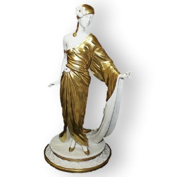 Статуэтка из фарфора Свобода - Дама в танце, Модель 1922 года Elite & Fabris 0155 oro/EL