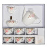 Чайный сервиз 15 предметов на 6 персон Монте-Роза Pavone JK-202, фотография сервиза в коробке