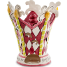 Подсвечник на 1 свечу Праздничная Корона в ассортименте Ahura 10758, оборотная сторона второго варианта