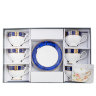  Набор к чаю на 6 персон Золотой Палермо Pavone JK-200, фотография набора в коробке