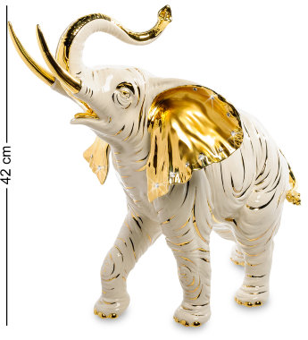 Статуэтка Слон с золотыми бивнями Sabadin Vittorio SV-130