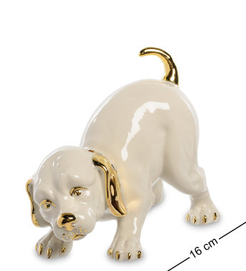 Статуэтка Собака с позолотой Sabadin Vittorio SV-128