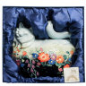 Статуэтка Фарфоровая Полевая Кошка цветами Pavone JP-11/29, упаковочный вид