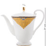 Сервиз чайный 22 предмета на 6 персон Золотой Палермо Pavone JK-194, фотография чайника