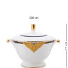 Сервиз чайный 22 предмета на 6 персон Золотой Палермо Pavone JK-194, фотография сахарницы