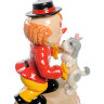 Музыкальная статуэтка Клоун с собачкой Pavone CMS-23/69. Фотография клоуна.