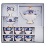 Чайный сервиз на 6 персон с чайником Флоренция Pavone JK- 14,фотография сервиза в коробке