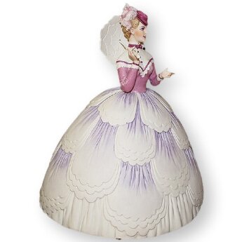 Статуэтка из фарфора Дама с зонтиком, Модель 1845 г. Elite & Fabris 0190/EL