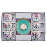Чайный набор на 6 персон Цветок Неаполя Pavone JK- 21, фотография набора в коробке