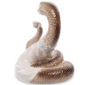 Фарфоровая статуэтка Пара Змея модница CMS-37/ 6. Фотография с обратной стороны.
